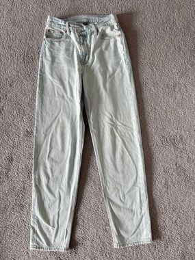 American Age Light Blue Straight Leg Jeans